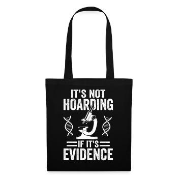 Drôle de scientifique médico-légal - Sac en tissu - noir - Devant