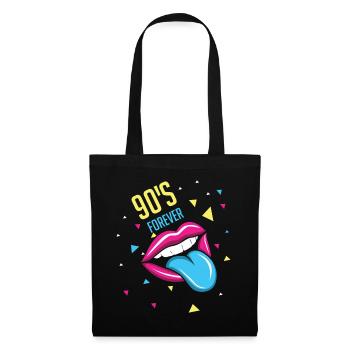 Vibe 90s Carnival 90 Retro Party Year 1990 - Tote Bag - black - Front