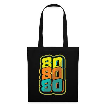 Awesome 80s Carnival 80s Retro Party 1980 - Tote Bag - black - Front