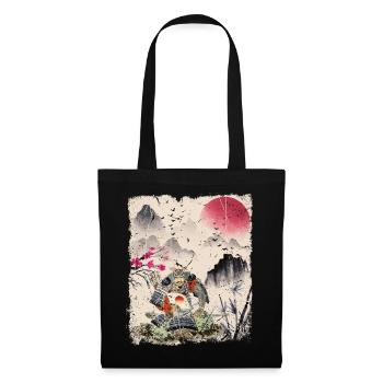 Japon Vintage Esthétique Art japonais - Sac en tissu - noir - Devant