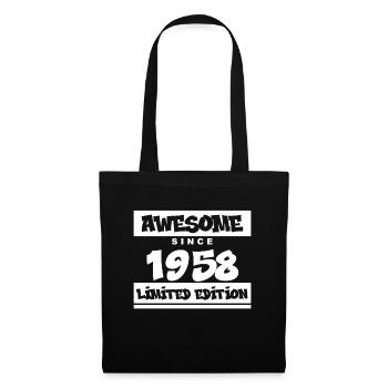 1958 - Born in 1958 - Fantastic since 1958 - Tote Bag - black - Front