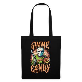 Halloween Gimme Candy Trick or Treat - Stoffbeutel - Schwarz - Vorne