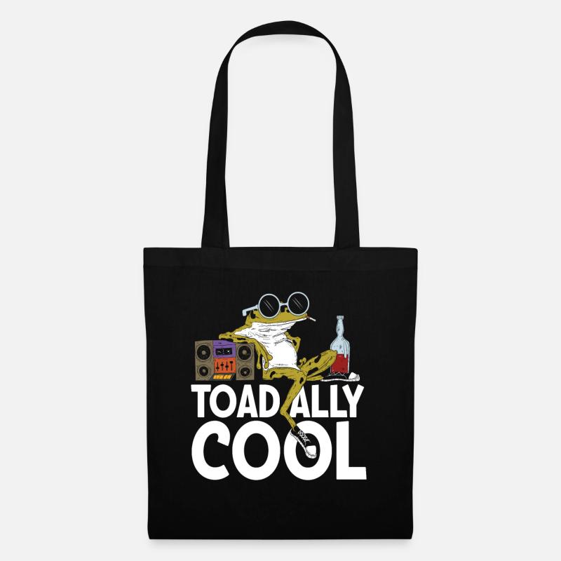 Toad ally cool - Stoffbeutel - Schwarz