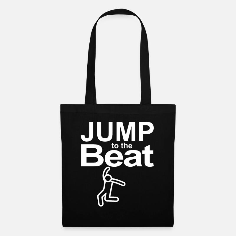 Jump to the Beat - Stoffbeutel - Schwarz
