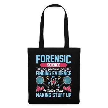 Coroner drôle - Sac en tissu - noir - Devant