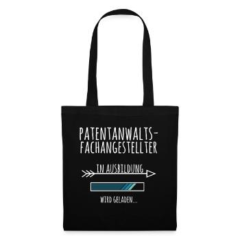 Patentanwaltsfachangestellter Ausbildung Geschenk - Stoffbeutel - Schwarz - Vorne