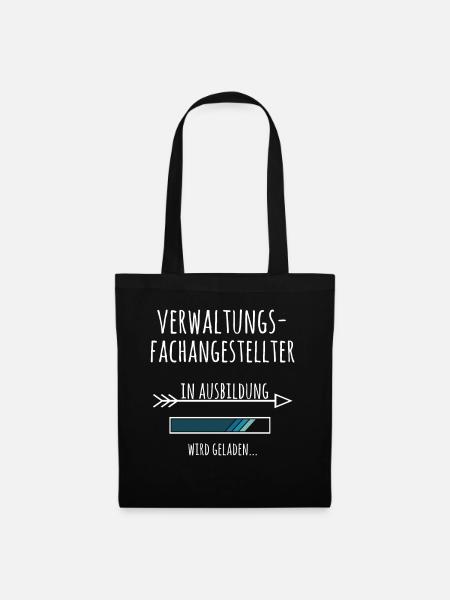 Verwaltungsfachangestellter Ausbildung Beruf - Stoffbeutel - Schwarz