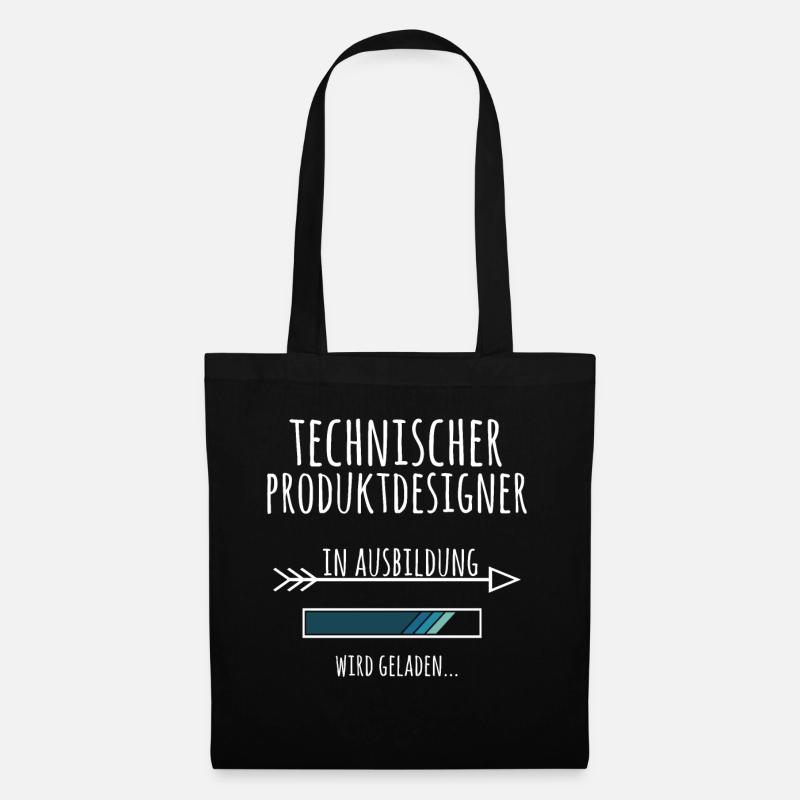 Technischer Produktdesigner Ausbildung Beruf - Stoffbeutel - Schwarz