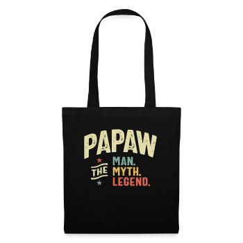 Papaw The Man The Myth the Legend - Tote Bag - black - Front
