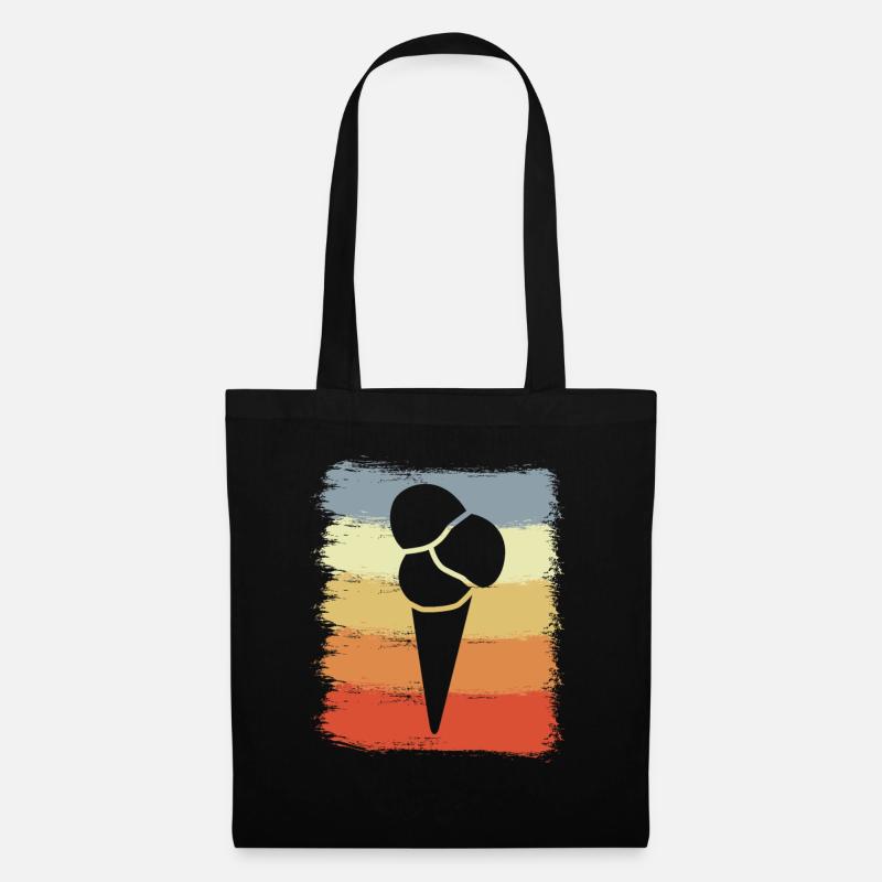 Cornet - Sac en tissu - noir