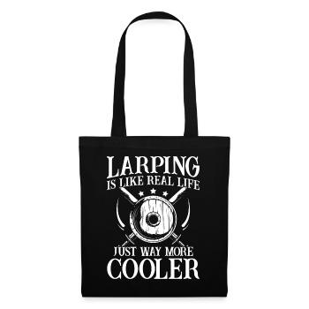Jeux de rôle en direct LARP - Sac en tissu - noir - Devant