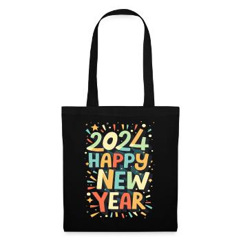 Tenue de fête du Nouvel An 2024 - Sac en tissu - noir - Devant