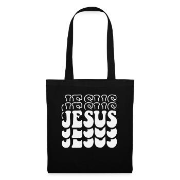 Jesus - Inspirational Christian Design - Tote Bag - black - Front