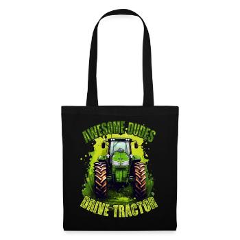 Great Guys Driving Tractor Gift Farmer Farmer - Tote Bag - black - Front