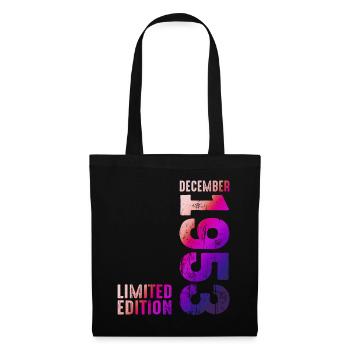 Since December 1953 Year 1953 Retro Vintage 1953 - Tote Bag - black - Front