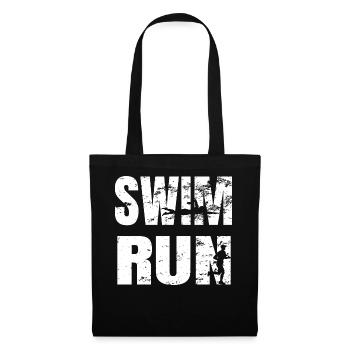 SwimRun Natation Jogging Sports d’Endurance Idée - Sac en tissu - noir - Devant
