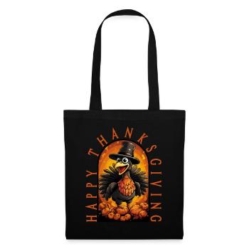 Turkey Happy Thanksgiving - Tote Bag - black - Front