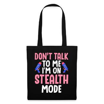 Joueur de Laser Tag - Sac en tissu - noir - Devant