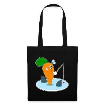 Pêche à la canne à pêche Carrot Angler - Sac en tissu - noir - Devant