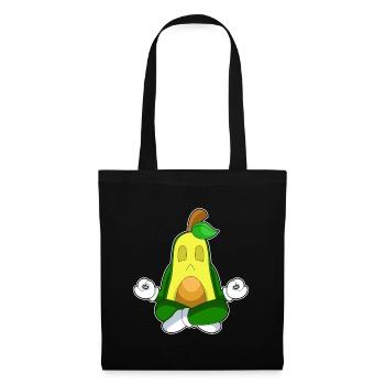 Avocado Yoga Fitness Meditation - Tote Bag - black - Front