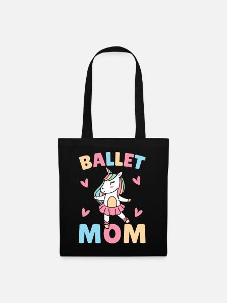 Ballerina - Stoffbeutel - Schwarz