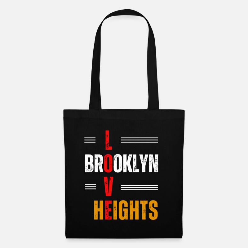Liebe Brooklyn Heights - Stoffbeutel - Schwarz