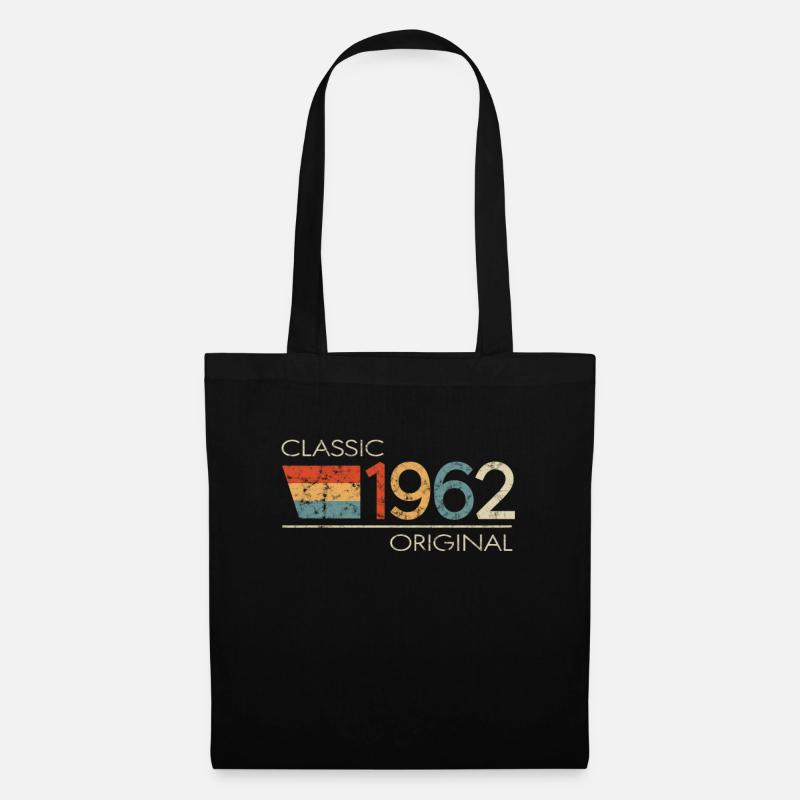 1962 Geburtstag Classic Original - Stoffbeutel - Schwarz