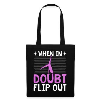 Cartwheel Gymnastics Cheerleading - Tote Bag - black - Front
