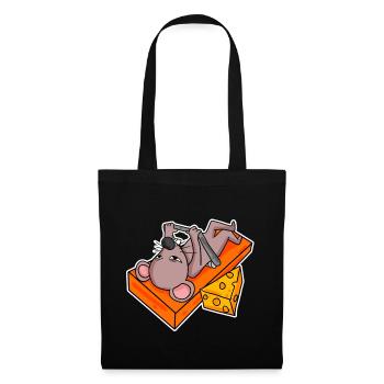 Fitness Mouse Bodybuilding Gym - Tote Bag - black - Front