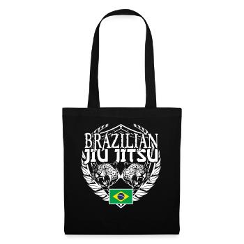 Jiu Jitsu Brésilien Drapeau Brésilien BJJ - Sac en tissu - noir - Devant