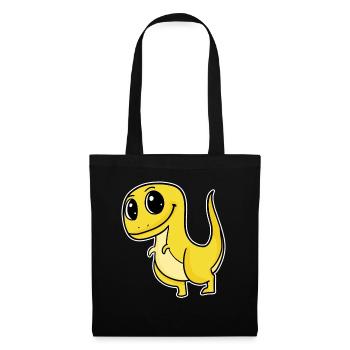 Dinosaur Motif - Tote Bag - black - Front