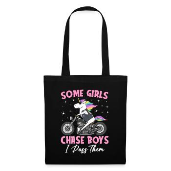 Dirt Bike Girl Female Dirt Biker - Tote Bag - black - Front