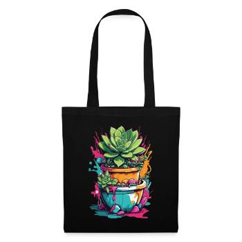 Urban Streetwear Succulents Plants Splendor - Tote Bag - black - Front