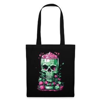 Skull Candy Gothic Pastel for Dia de Muertos - Tote Bag - black - Front