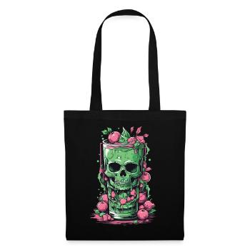 Gothic Gift Cocktail Magie Hexen Okkult Design - Stoffbeutel - Schwarz - Vorne