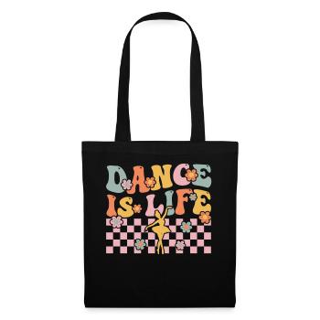 Groovy Ballerina Ballet Dancer - Tote Bag - black - Front