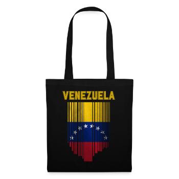 Flagge von Venezuela - Stoffbeutel - Schwarz - Vorne
