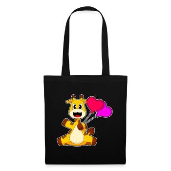 Giraffe Balloon - Tote Bag - black - Front