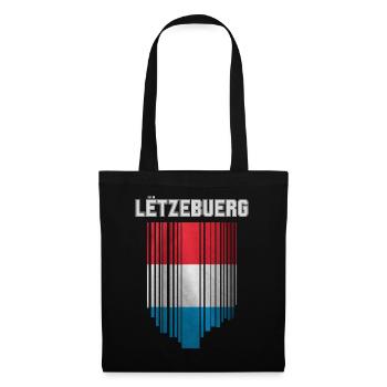 Flag of Luxembourg, Luxembourg pride - Tote Bag - black - Front