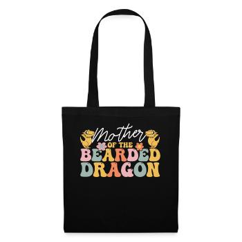 Groovy Bearded Dragon Mom - Tote Bag - black - Front