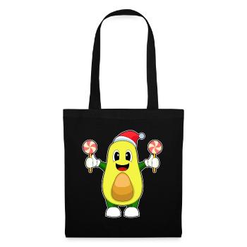 Avocado Christmas Lollipops - Tote Bag - black - Front