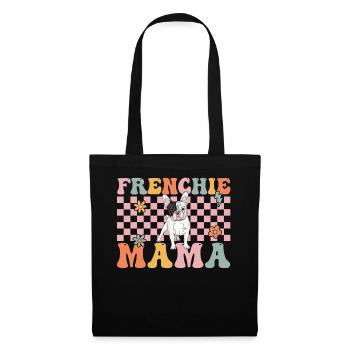 Groovy French Bulldog Mom Bulldogliebh - Tote Bag - black - Front