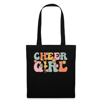 Groovy Cheerleading Cheerleader Cheer Squad - Sac en tissu - noir - Devant