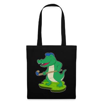 Crocodile Hockey sur gazon Crocodile Crocodile Stick de hockey sur gazon - Sac en tissu - noir - Devant