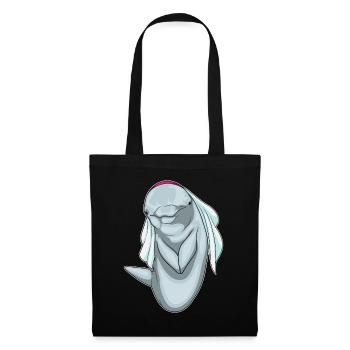 Dauphin voile de mariée mariage - Sac en tissu - noir - Devant