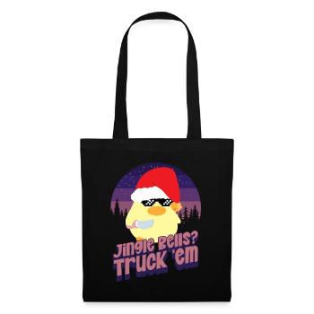 Truck the Bells - Ente mit Messer Duck with Knife - Tote Bag - black - Front
