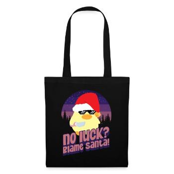 Blame Santa - Ente mit Messer Duck with Knife - Tote Bag - black - Front