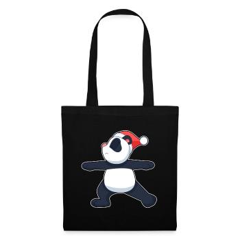 Panda Christmas Yoga - Tote Bag - black - Front