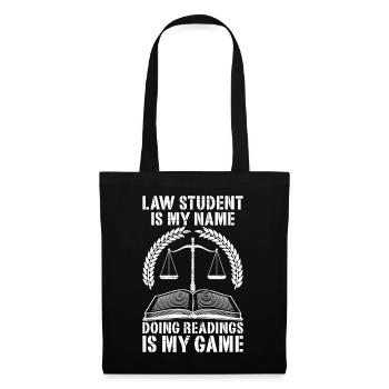 Funny Law School Future Lawyer - Tote Bag - black - Front