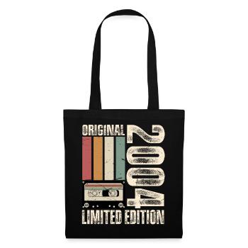 20ème Anniversaire 2004 Vintage Rétro Vintage - Sac en tissu - noir - Devant